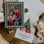 Waterverf Kerstboom Foto Kerst Kaart<br><div class="desc">Verspreid feestvreugde met deze sierlijke waterverf kerstboom, met foto kerst Kaart. Deze prachtig eenvoudige vakantiepas is de perfecte manier om de groeten van uw seizoen te sturen. Eenvoudig om de begroeting te personaliseren en de lettertypen naar wens te bewerken. Deze grillige kerstkaart op maat is een charmante manier om je...</div>