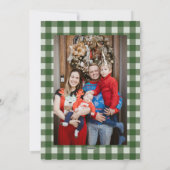 Waterverf Kerstboom Foto Kerst Kaart (Achterkant)