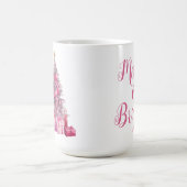 Waterverf kerstboom koffiemok (Center)