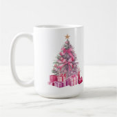 Waterverf kerstboom koffiemok (Links)