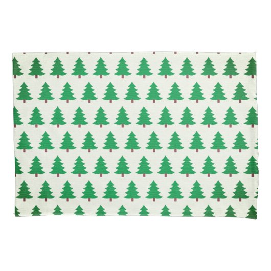 Waterverf kerstboom magische vakantie kussensloop (Voorkant)