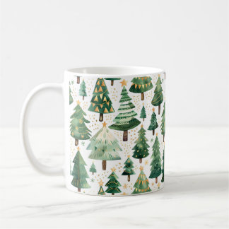 Waterverf kerstboom Mok
