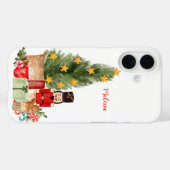 Waterverf Kerstboom Notenkraker Naam Case-Mate iPhone Case (Achterkant (horizontaal))