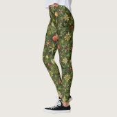 Waterverf kerstboom ornament leggings (Links)