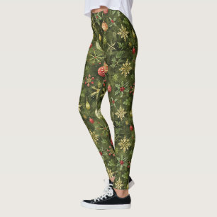 Waterverf kerstboom ornament leggings