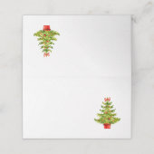 Waterverf kerstboom | Vakantie Plaatskaartje (Buitenkant ongevouwen)