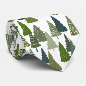 Waterverf kerstboom | Vakantiepatroon Stropdas (Opgerold)