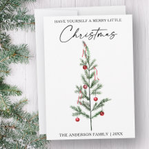 Waterverf kerstboom voor kalligrafie inkt