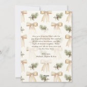 Waterverf Kerstboom Vrolijk kerstfeest Feestdagenkaart (Achterkant)