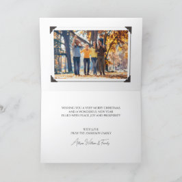 Waterverf kerstboom vrolijke kerstfoto feestdagen kaart