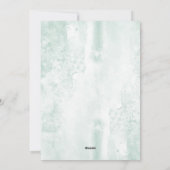 Waterverf kerstboomfeestdag feestdagenkaart (Achterkant)