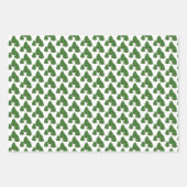 Waterverf kerstboomfeestdag inpakpapier vel (Voorkant 2)