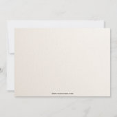 Waterverf kerstboomfeestdag uitnodigen kaart (Achterkant)