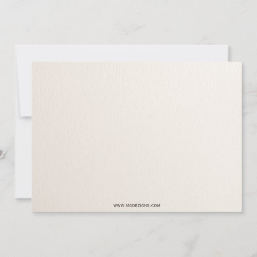 Waterverf kerstboomfeestdag uitnodigen kaart (Achterkant)