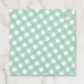 Waterverf kerstboomklep - Label met cadeautjes (Achterkant)