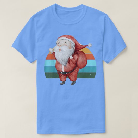 Waterverf kerstboomverlichting met kerstbomen Tien T-shirt (Design voorkant)
