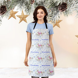 Waterverf kerstcadeau in Sweater Schort