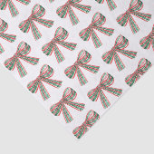 Waterverf kerstcadeau tissuepapier (Detail)