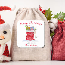 Waterverf kerstcadeau voor kerstmis