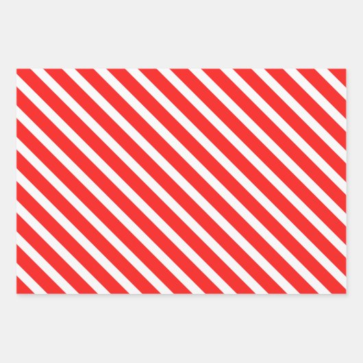 Waterverf kerstcadeaupapierverzameling 3 inpakpapier vel (Voorkant 2)