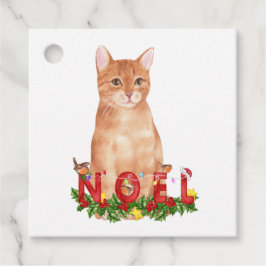 Waterverf kerstcadeaus bedankjes labels