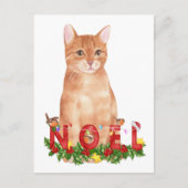 Waterverf kerstcadeaus briefkaart (Voorkant)