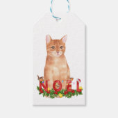 Waterverf kerstcadeaus cadeaulabel (Voorkant)