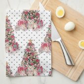  WATERVERF KERSTCADEAUS & TEDDYBEARS THEEDOEK (Quarter Fold)