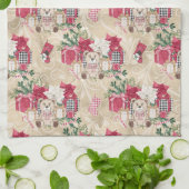  WATERVERF KERSTCADEAUS & TEDDYBEARS THEEDOEK (Gevouwen)