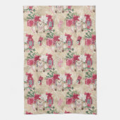  WATERVERF KERSTCADEAUS & TEDDYBEARS THEEDOEK (Verticaal)