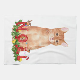 Waterverf kerstcadeaus theedoek