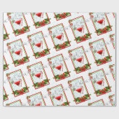 Waterverf kerstcadeautjes cadeaupapier (Vlak)