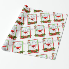 Waterverf kerstcadeautjes cadeaupapier