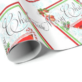 Waterverf kerstcadeautjes cadeaupapier (Rol Hoek)