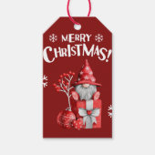 Waterverf kerstcadeautjes voor Labels Cadeaulabel (Voorkant)