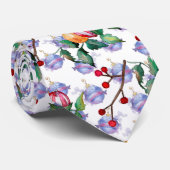 Waterverf kerstdecoraties in paars goud stropdas (Opgerold)