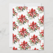 Waterverf Kerstdeur Seizoenen Groet Feestdagenkaart (Achterkant)