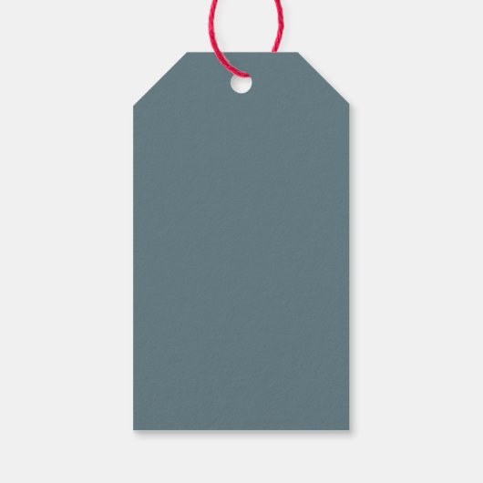 Waterverf kerstdieren Cadeaulabel (Achterkant)