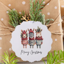  Waterverf kerstdieren