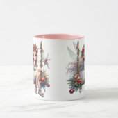 Waterverf Kerstfee | Feestelijke vakantie Mok (Midden)