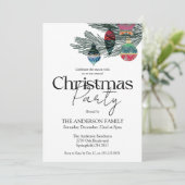 Waterverf kerstfeest Kaart (Staand voorkant)