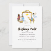 Waterverf kerstfeest kaart (Voorkant)