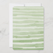 Waterverf kerstfeest met kerstbomen kaart (Achterkant)