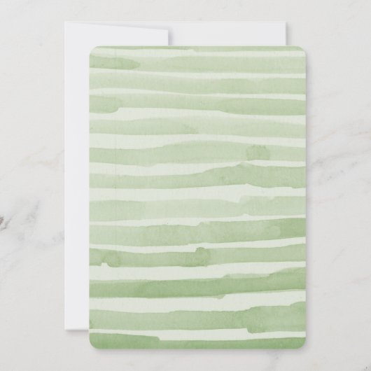 Waterverf kerstfeest met kerstbomen kaart (Achterkant)