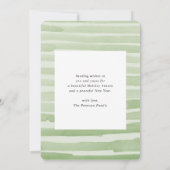 Waterverf kerstfeest met kerstmis I Kaart (Achterkant)