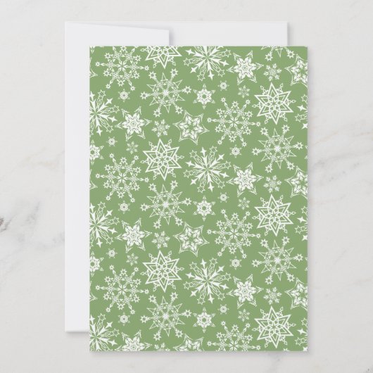 Waterverf kerstfeest op feestdag kaart (Achterkant)