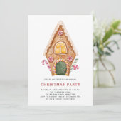 Waterverf kerstfeest talfeest kaart (Staand voorkant)