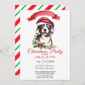 Waterverf kerstfeest uitnodiging (Voorkant / Achterkant)