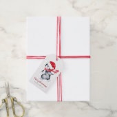 Waterverf kerstfeestdag cadeautjes Labels Cadeaulabel (Met Touw)
