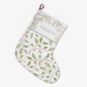 Waterverf kerstfeestdag grote kerstsok (Voorkant (Hangend))